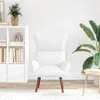 vidaXL Fauteuil blanc 69 x 74 x 93 cm similicuir Voir les images du produit 3
