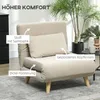 HOMCOM Schlafsessel, Klappsessel mit Bettfunktion, bis 120 Produktbild-Vorschau 4