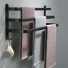 Handdoekenrek - Wandmontage - 80 cm - Mat zwart Productafbeelding-voorbeeld 2