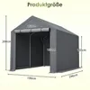 Casetta porta attrezzi 296x190x200 cm con porta Productafbeelding-voorbeeld 2