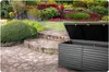 Zahradní box 143 x 57 x 53,5 cm 390 litrů černý a šedý Náhled obrázku produktu 12