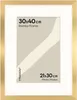 Cornice FRAMAI® 30x40 cm in oro - con passe-partout - Anteprima dell’immagine prodotto 2