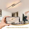 ZMH LED Plafonnier Noir 12W Blanc Chaud 3000K Moderne Voir les images du produit 4