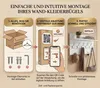 Garderobe Wand Weiß 100 cm mit 11 Haken und Ablage Flur Produktbild-Vorschau 2