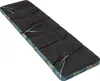 A long, rectangular cushion with a black top and a patterned edge. Náhled obrázku produktu