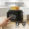 Olvy Toaster, Touchscreen mit Timer, 7 Bräunungsstufen, Produktbild-Vorschau 2