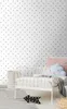 Walls4You Tapeta konfety srdce šedá a bílá - 935299 - 53 cm Náhled obrázku produktu 2