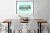 MuchoWow® Gerahmtes Poster Donuts - Lieferwagen - Auto - Produktbild-Vorschau 3