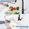 Granitspüle schwarz 70x45cm Set mit Küchenarmatur Produktbild-Vorschau 16