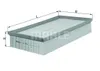 Luftfilter MAHLE LX 786 für VW Transporter V Bus (7HB, 7HJ, Produktbild-Vorschau 8