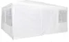 A white party tent with clear windows. Podgląd zdjęcia produktu