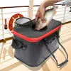 Seau de pêche pliable 28 l, Seau à poissons d'appât 840 g, Voir les images du produit 12