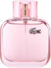 A pink perfume bottle with a gold spray nozzle and a crocodile logo. Produktbild-Vorschau