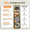 Campingstuhl klappbar mit Holzarmlehnen extra hoch – Produktbild-Vorschau 8