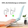 Verstellbarer Laptopständer Aluminium Faltbar Produktbild-Vorschau 5