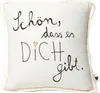 Mini Kissen "Schön, dass es Dich gibt" Produktbild-Vorschau 1