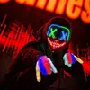 NEU Halloween Maske LED Maske Leuchtende Handschuhe-Set, Produktbild-Vorschau 5