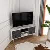 Decorotika Lesson Tv Möbel | Weiß & Bendir Produktbild-Vorschau 2