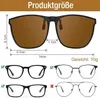 GKA Sonnenbrille Aufsatz Clip on echt polarisiert braun Produktbild-Vorschau 4