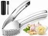 KANDONEX Premium Knoblauchpresse Edelstahl – Rostfrei & Produktbild-Vorschau 1