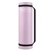 A rolled-up pink yoga mat with a black strap and logo. Anteprima dell’immagine prodotto