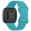 Strap-it Fitbit Versa 4 Silikon Armband Classic (Aqua) - Produktbild-Vorschau 2