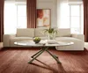 DELIFE Couchtisch Edge Oval 140x80 cm Keramik Minas Melange Produktbild-Vorschau 2