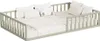 Bodenbett aus Metall Vitalispa Minno Greige 120x200 mit Produktbild-Vorschau 5