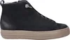 A single blue high-top sneaker with a tan sole is shown against a white background. Produktbild-Vorschau