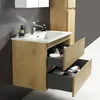 Alpenberger Waschbecken mit Unterschrank 80 cm Breit Eiche Produktbild-Vorschau 2