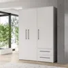Drehtürenschrank >MOKKARIS< in weiss - Produktbild-Vorschau 2