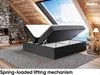 MEBLINI Boxspringbett mit Bettkasten - Gepolstert Produktbild-Vorschau 3