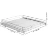 SucceBuy 20 "Š x 21 "H Výsuvný organizér do skrinky, Náhľad obrázku produktu 8