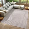 Carpetsale24 Boho Teppich Skandinavischer Kurzflor mit 3D Produktbild-Vorschau 1