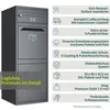 LOGIXBOX Frontbox-DeLuxe Paketbox mit Postfach Graphitgrau Produktbild-Vorschau 7