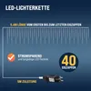 Monzana Catena Luminosa Led Stalattiti di Ghiaccio Bianco Anteprima dell’immagine prodotto 3