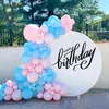 Ballonbogen-Set 147-tlg. Pastellblau/Rosé für Feste Productafbeelding-voorbeeld