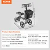 VEVOR knee roller, deambulatore per ginocchia Acciaio al Anteprima dell’immagine prodotto 7