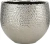 Übertopf Lajos Steingut H.10/14/19 Ø.13/17/24 cm silber 3er Produktbild-Vorschau 2