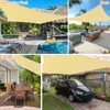 Sonnensegel 3x3m Viereckig, Beige Sonnensegel Wasserdicht Produktbild-Vorschau 3