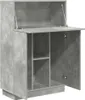 vidaXL Bureau Béton Gris 71.5 x 31.5 x 106.5 cm Bois Voir les images du produit 5