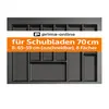 Besteckkasten für 70 cm Schublade Graphit Matt – Produktbild-Vorschau 3