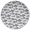 Piatto da pranzo Clayre & Eef Ø 26 cm Pesce in porcellana Anteprima dell’immagine prodotto 1