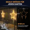 Gartenstern Ø 120 cm mit Erdspieß und LED-Beleuchtung Produktbild-Vorschau 7