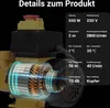Wiltec Heizöl- und Dieselpumpe 230V 550W 40l/min Produktbild-Vorschau 4