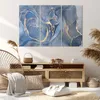 Bild auf Leinwand - Leinwandbild - 3 Teile - Gold Blau Produktbild-Vorschau 7