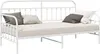 vidaXL Tagesbettrahmen Weiß 100 x 200 cm Produktbild-Vorschau 1