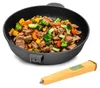 Ø24cm Gusseisenpfanne  6 cm hoch mit Holzgriff Produktbild-Vorschau 9