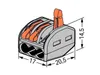 A diagram of a Wago connector with dimensions indicated. Náhľad obrázku produktu