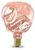 Calex E27 lampada LED dimmerabile G125 rosa 4W 70 lm 1800K Anteprima dell’immagine prodotto 1